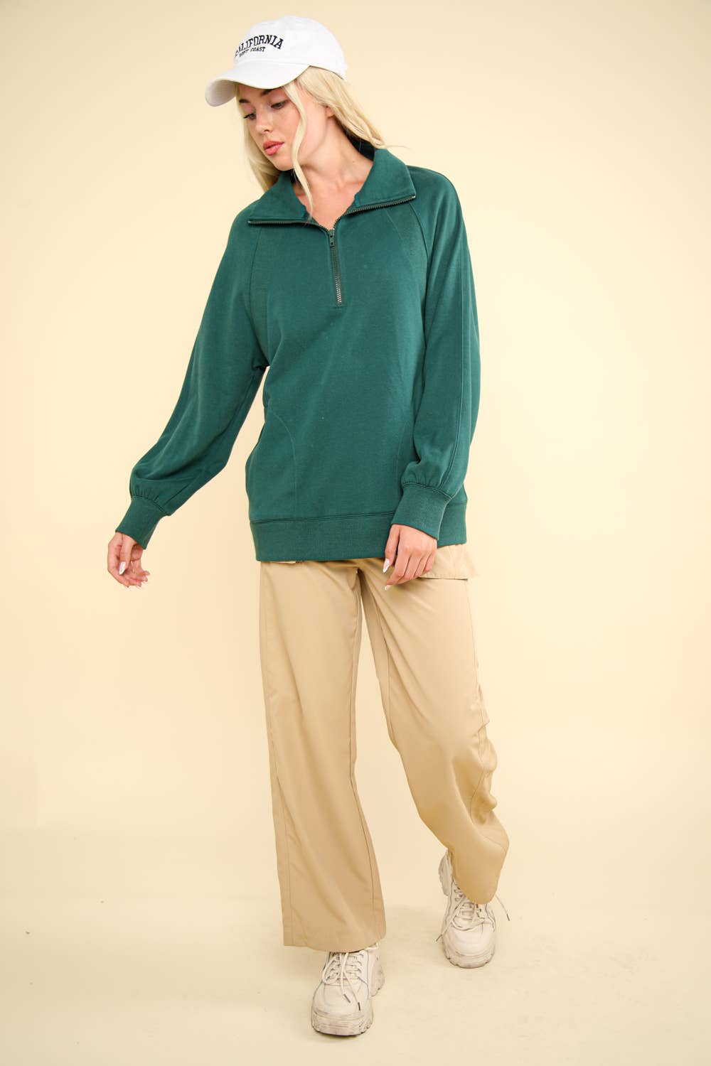 So Proud Oversized Sweatshirt - FOREST