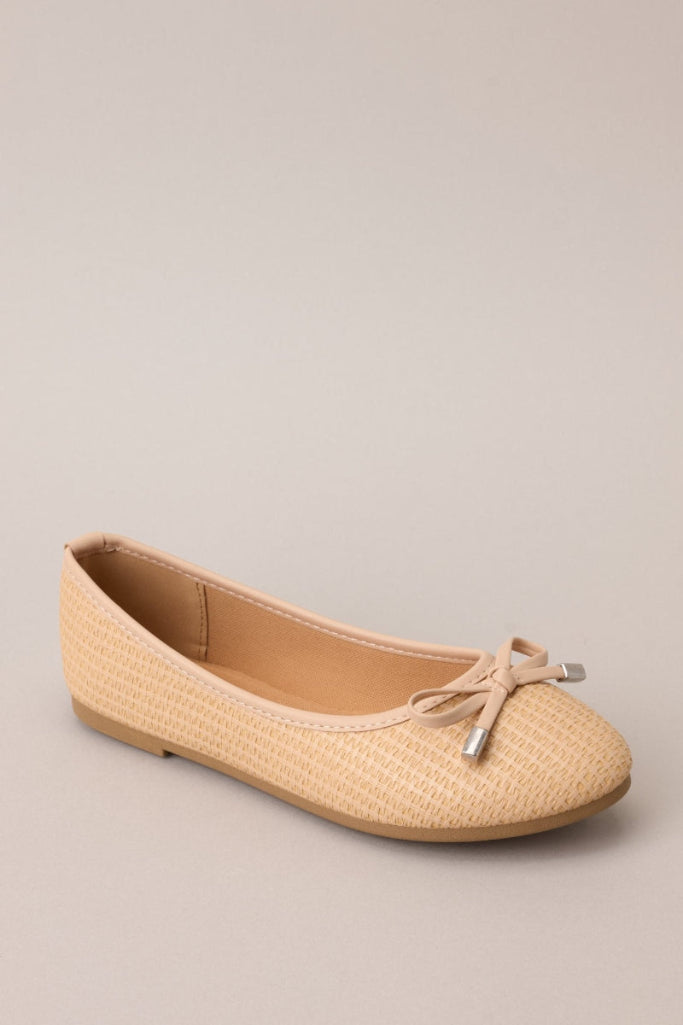 Bonnie Bow Flat - Beige