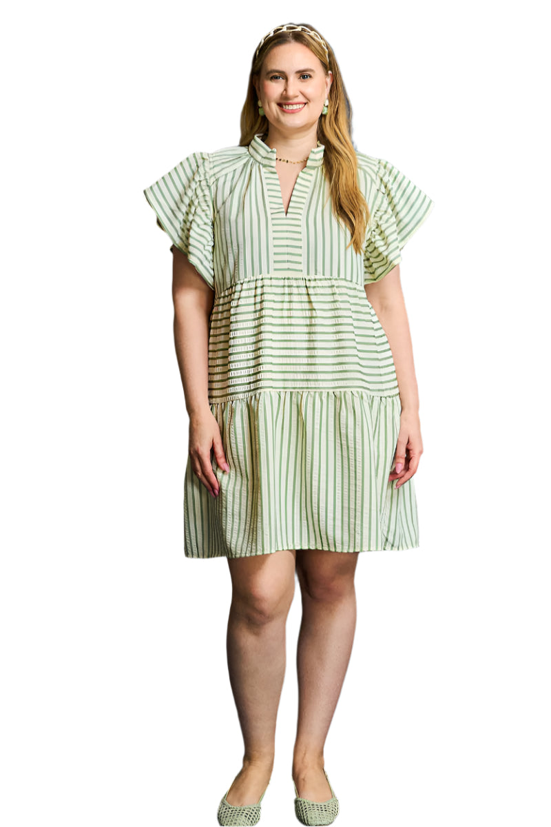 Texas Ready Baby Dress - Green