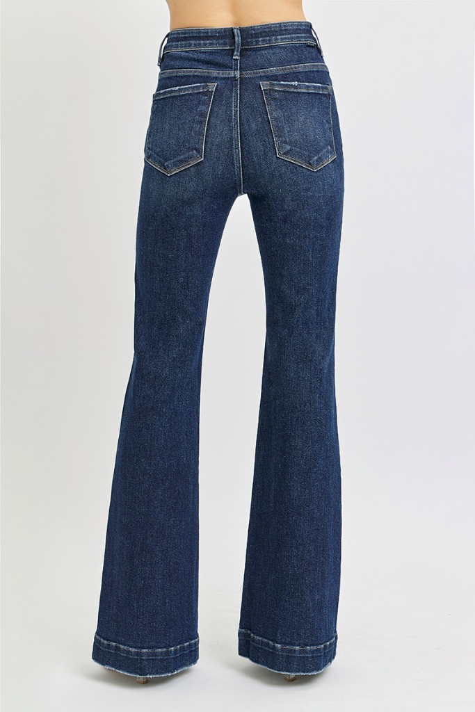 Just A Memory Flare Jeans - Dark Wash