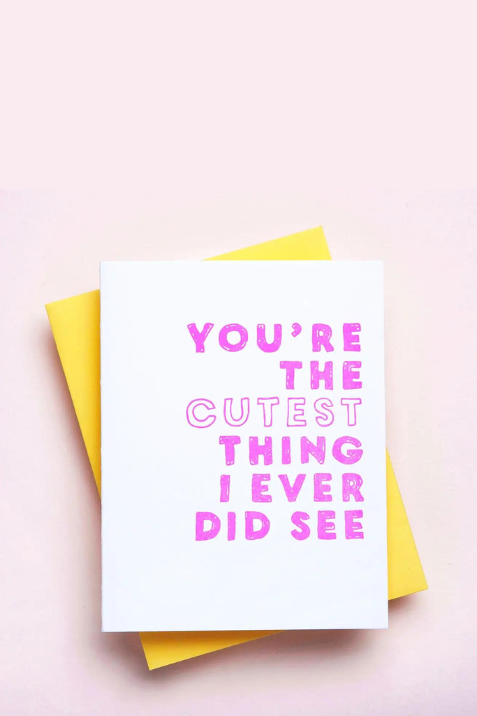 Cutest Thing Greeting Card