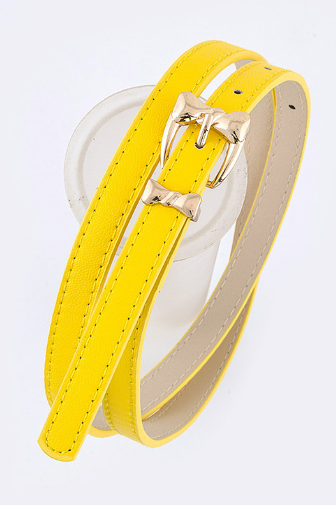 At This Time Belt - Yellow
