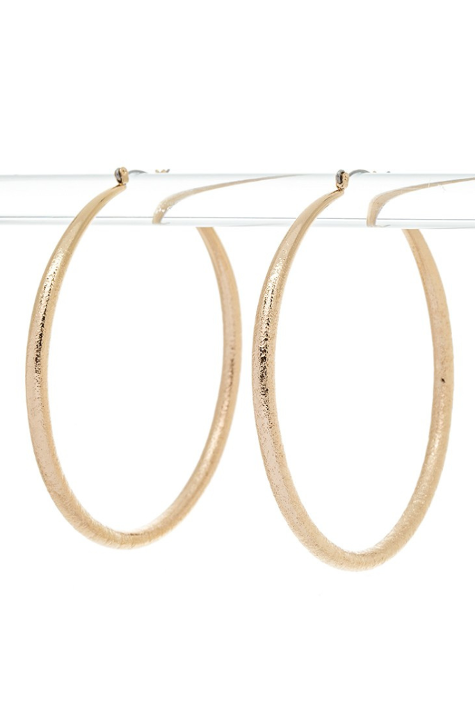 Beauty Bound Hoop Earrings - Gold