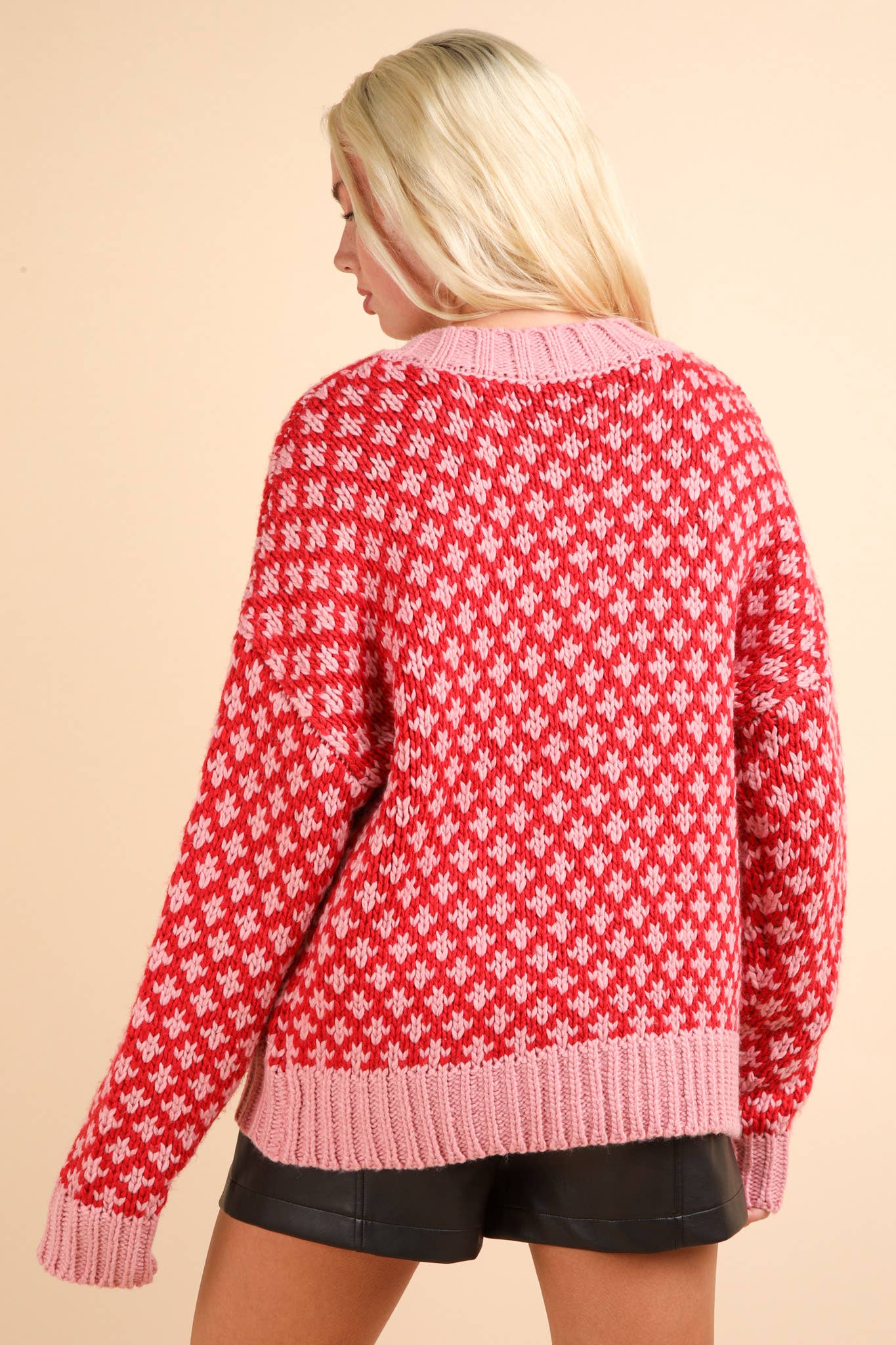 You're The Best Knit Sweater Top - PINK