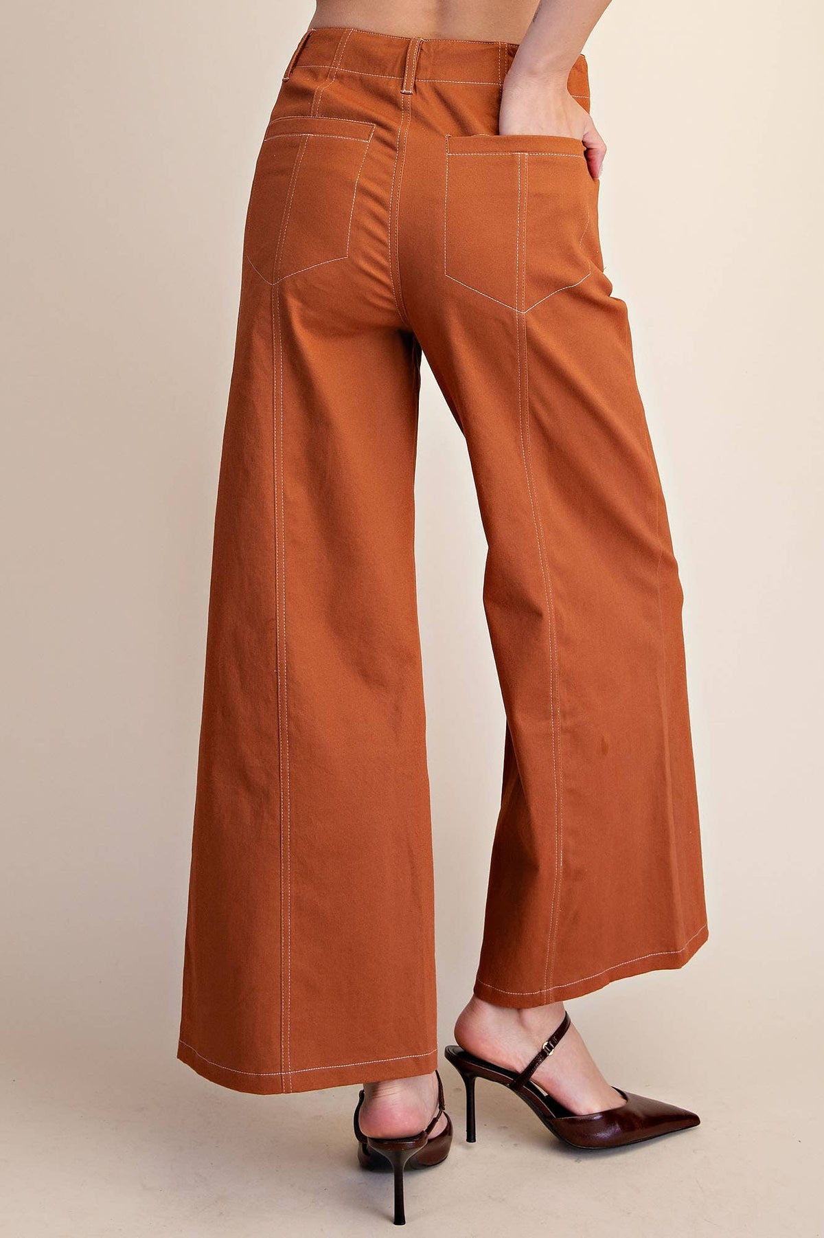Camel Stitch Seam Pants