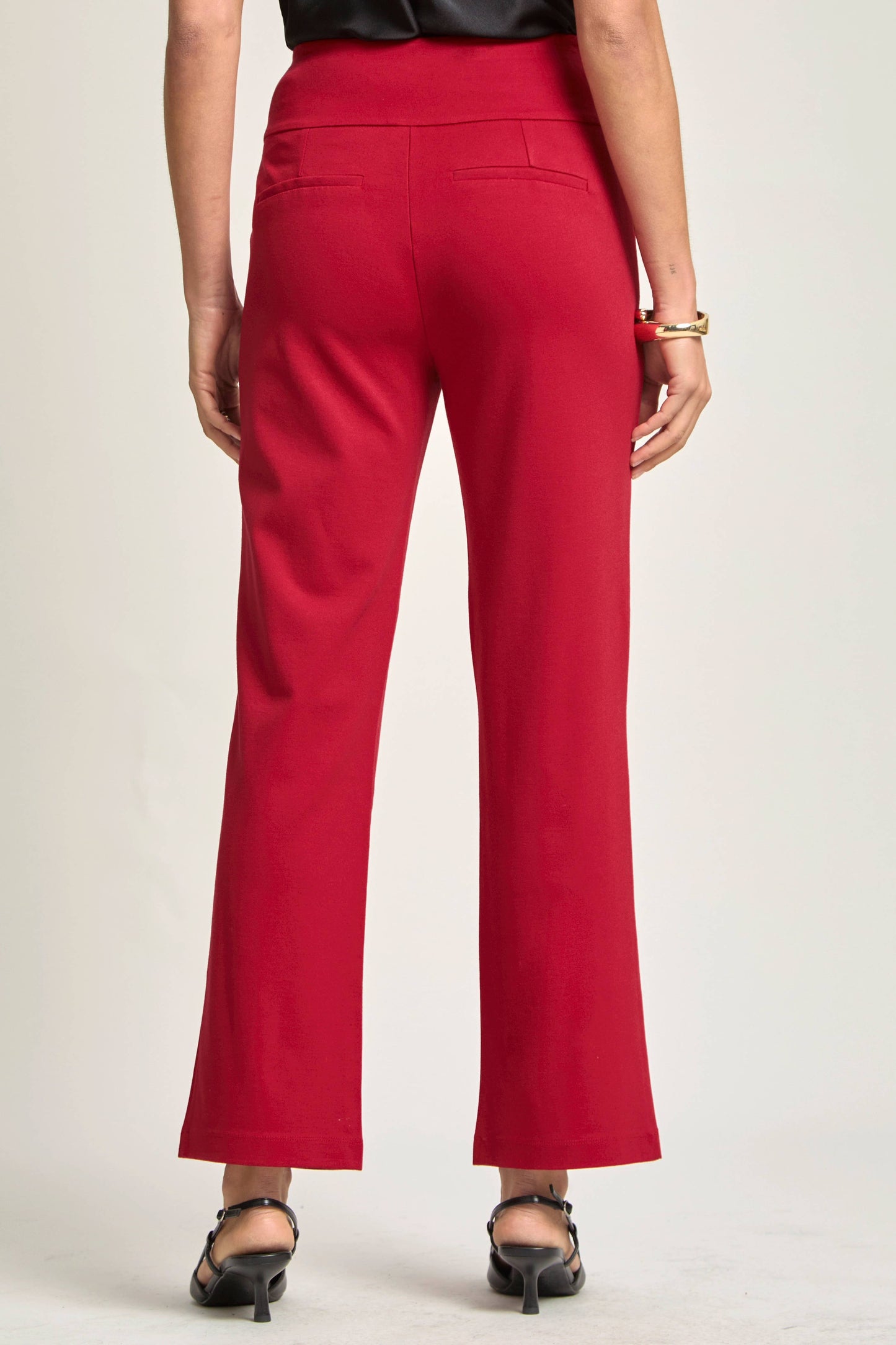Mandi Magic High Slim Straight Pants -  Navy