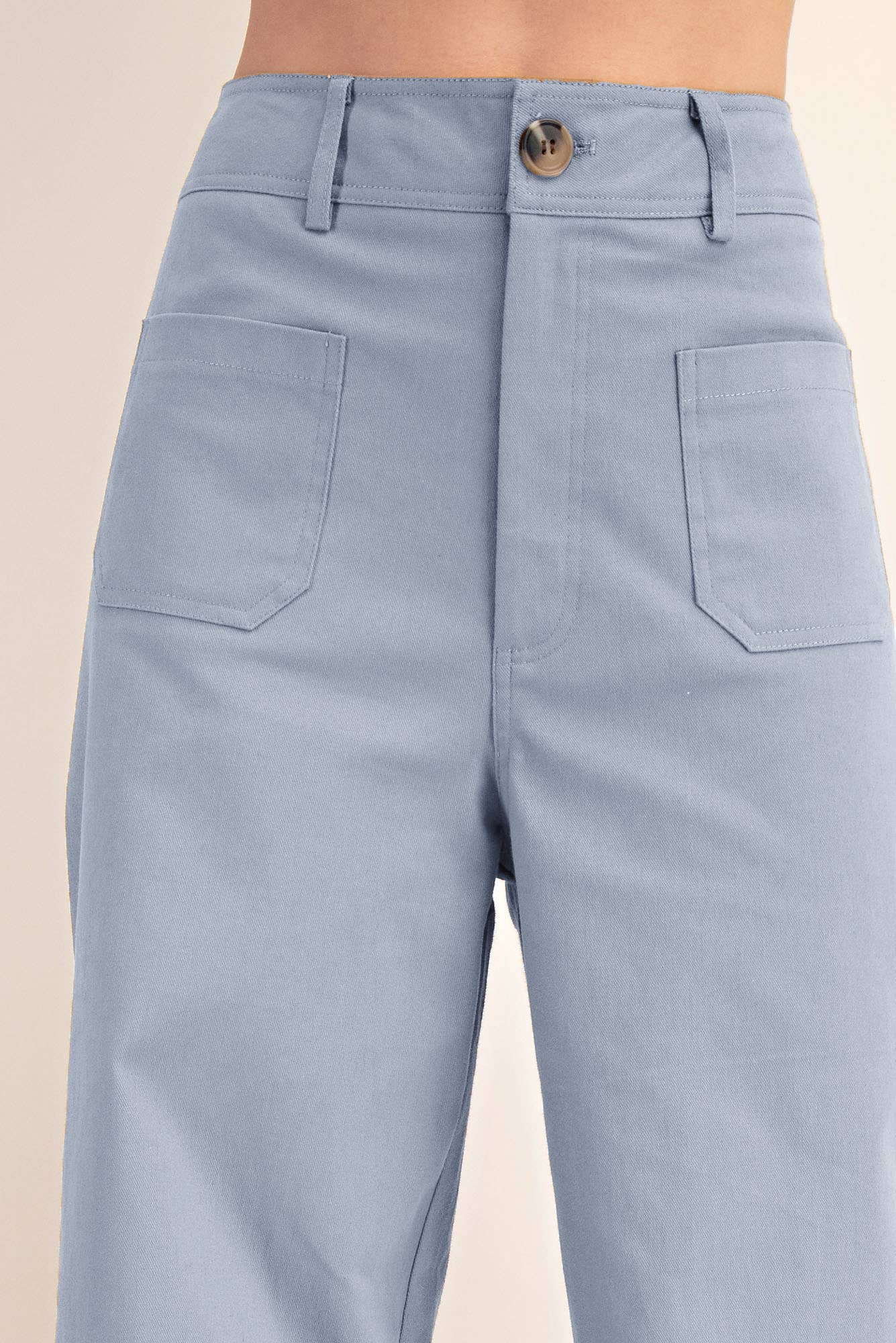 Blue Wide Leg Pants