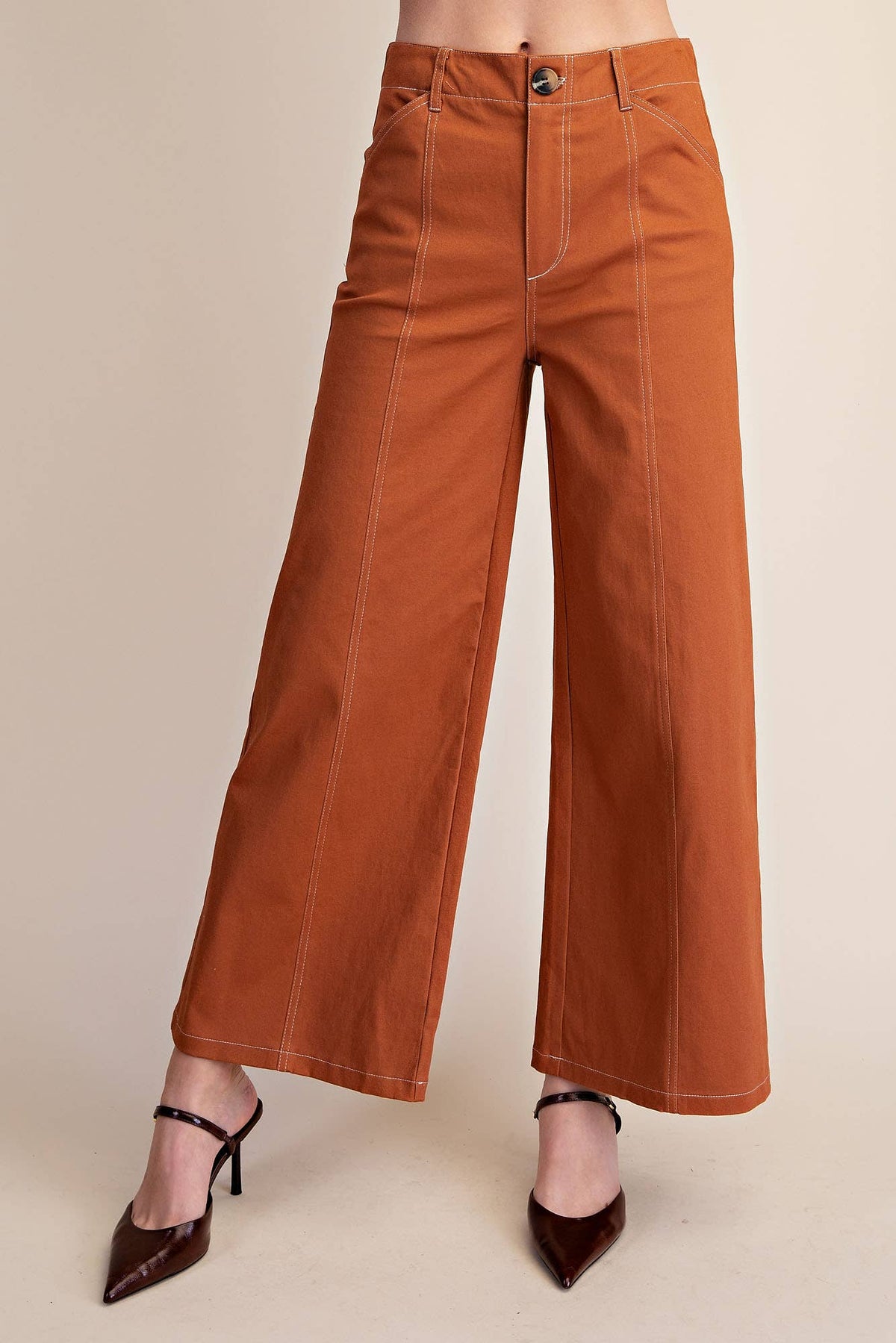 Camel Stitch Seam Pants