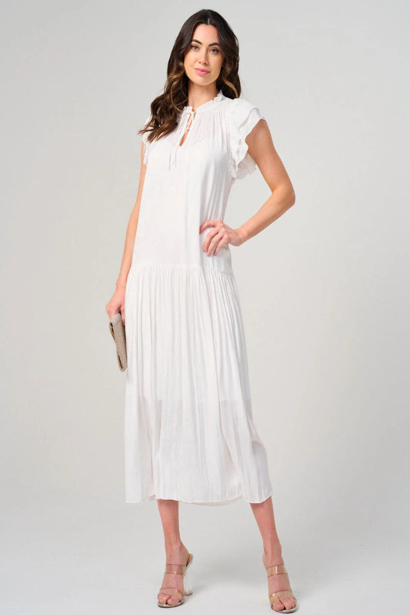 Believe For It Maxi Dress - Off White