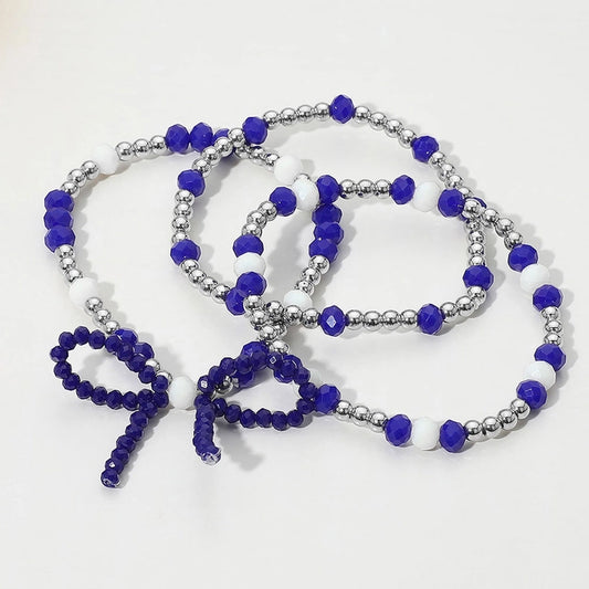 Bow Accent Multi Layered Bracelets