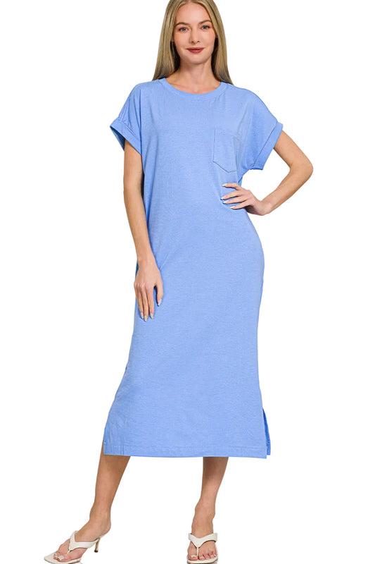 Everyday Ease Pocket Midi Dress