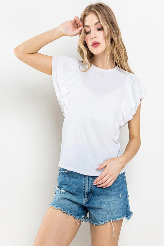 Here For You Top -Off White