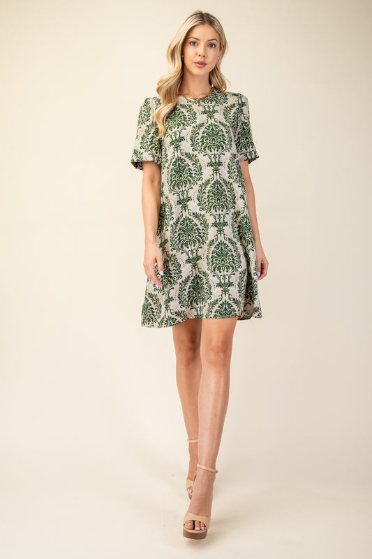 Monday Meeting Midi Dress - Green