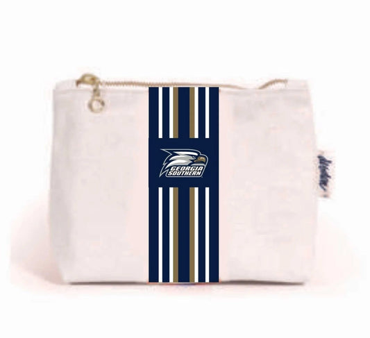 Small Canvas Pouch - Georgia Southern
