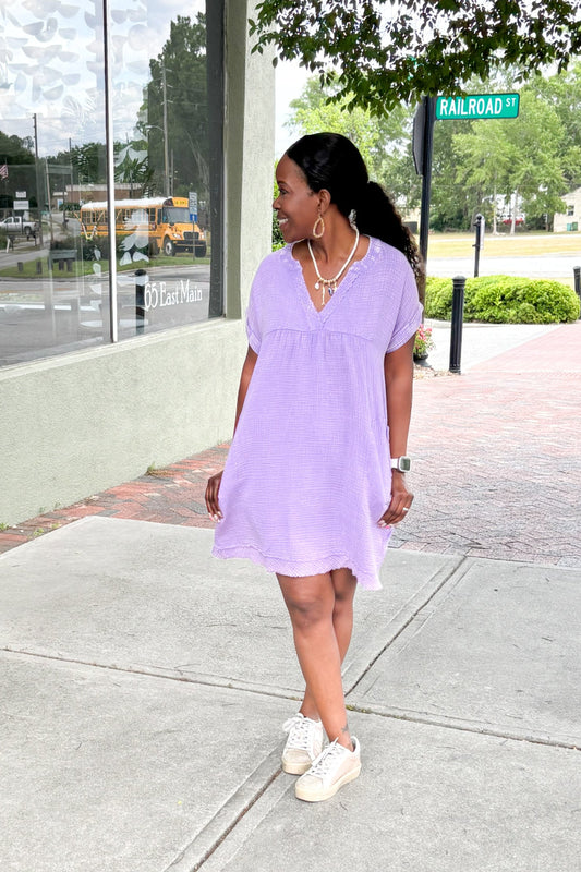 Sweet Applause Dress - Lilac