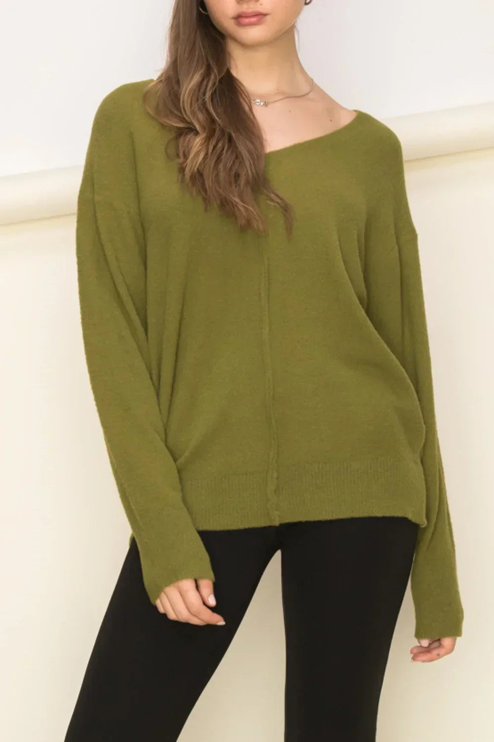 Take Me Away Sweater - Olive