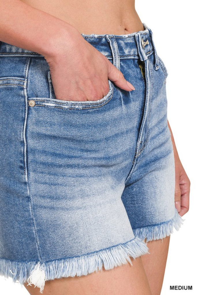 Main Event Denim Shorts - Medium Wash