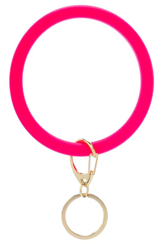 Silicone Key Ring -