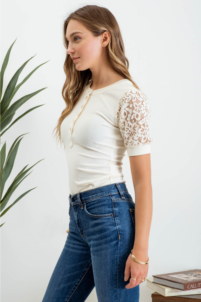 All I Want Knit Top - Ivory