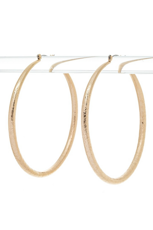 Beauty Bound Hoop Earrings - Gold