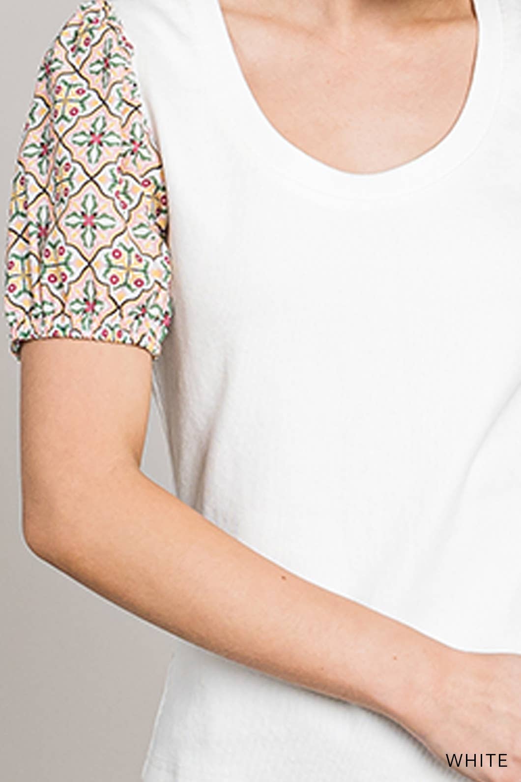 Walk In Belief Top - White