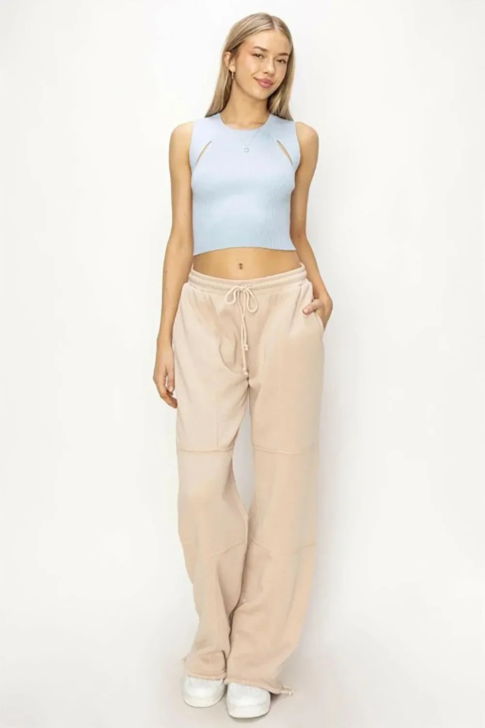 Zayla Casual Joggers  - Tan