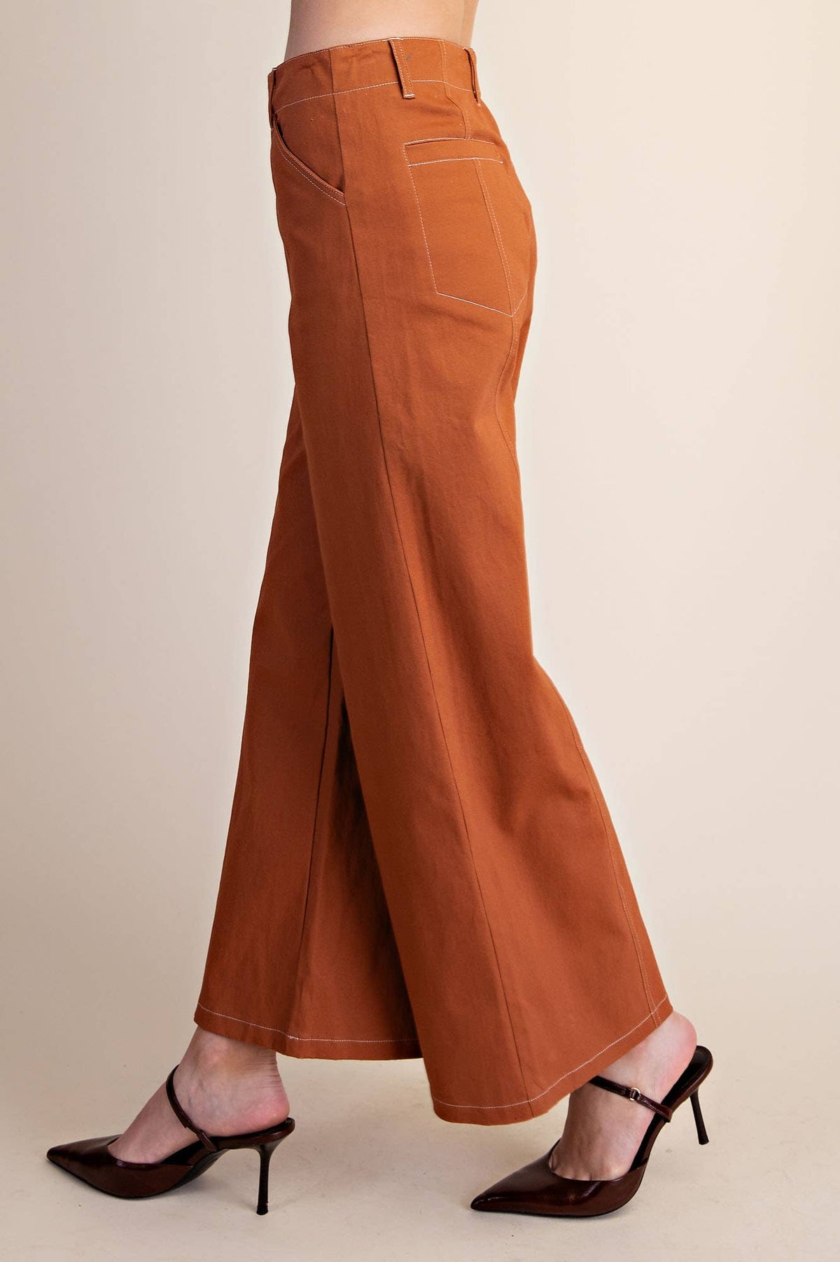 Camel Stitch Seam Pants