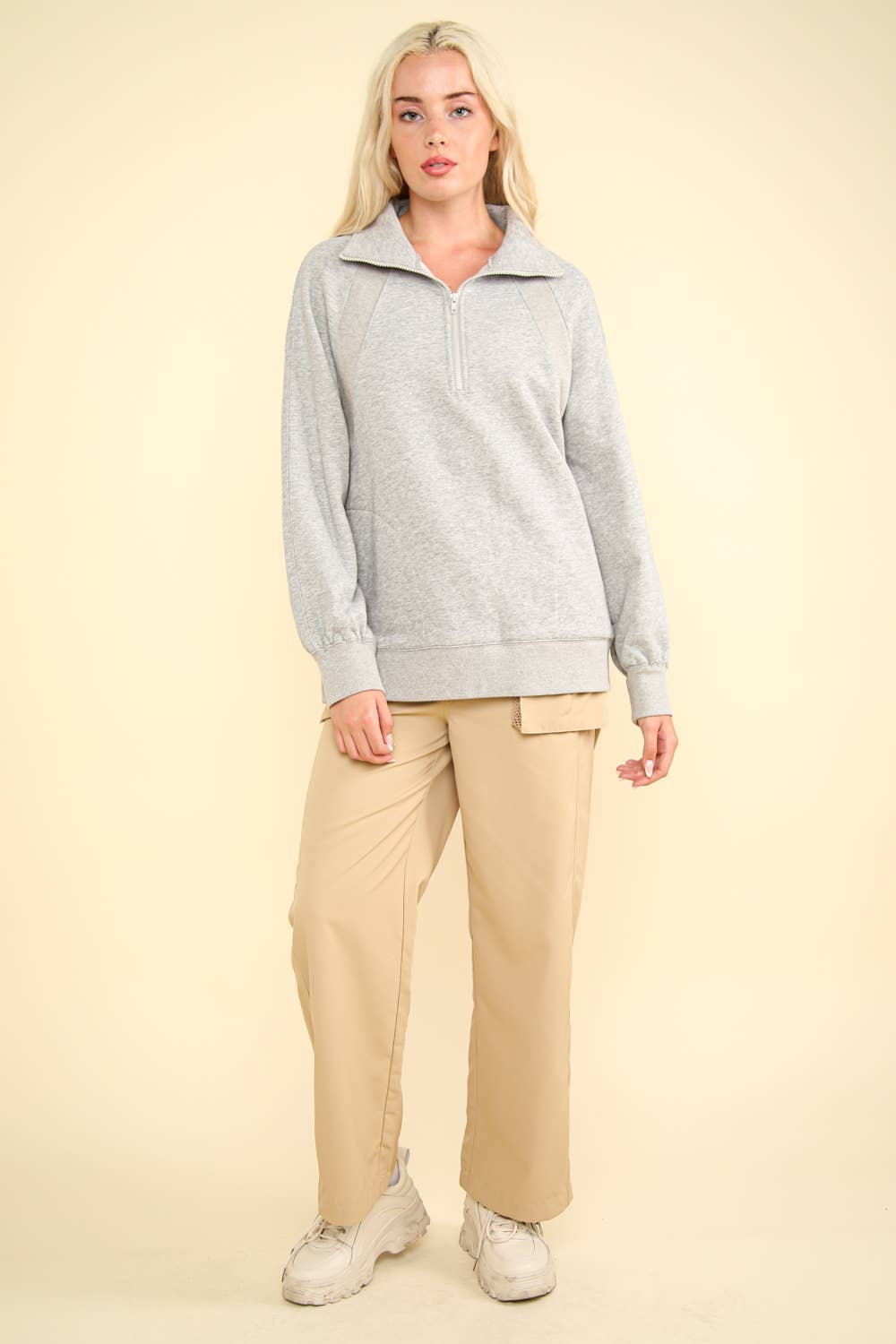 So Proud Oversized Sweatshirt - GRAY