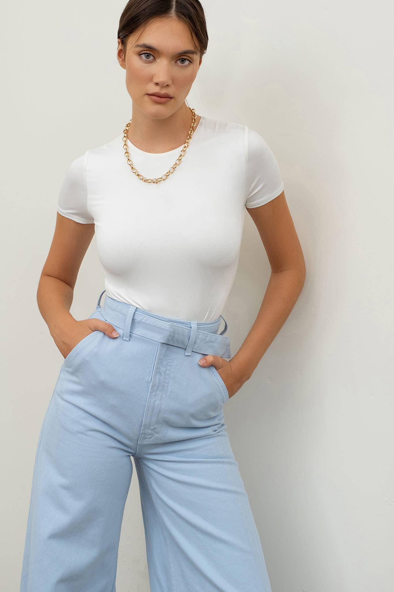 HERE I COME BODYSUIT -  WHITE